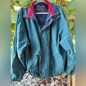 90’s London Fog Pacific Trail Teal Blue Windbreaker Crunchy Granola Girl Fit